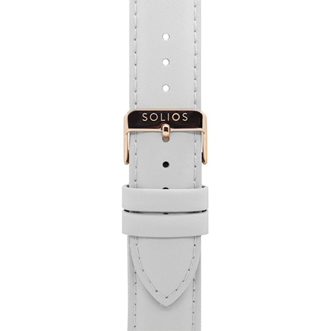 Grey Eco Vegan Leather Strap from Solios Watches