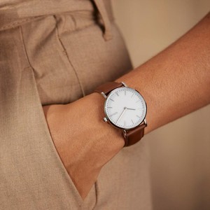 White Solar Watch | Cream Vegan Leather from Solios Watches