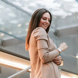 White Solar Watch | Grey Mesh from Solios Watches