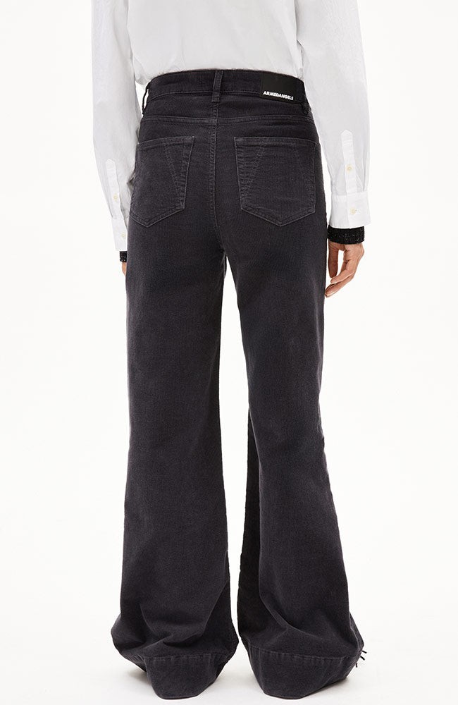 Murliaa corduroy broek dark steel from Sophie Stone