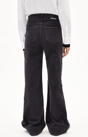 Murliaa corduroy broek dark steel from Sophie Stone