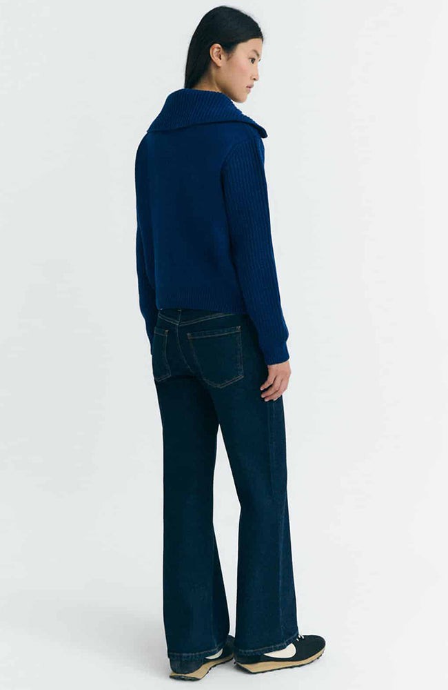 Indigo tanit knitted sweater from Sophie Stone
