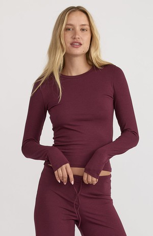 Everyday regular long sleeve plum from Sophie Stone