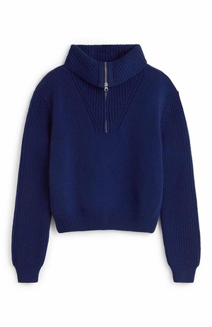 Indigo tanit knitted sweater from Sophie Stone