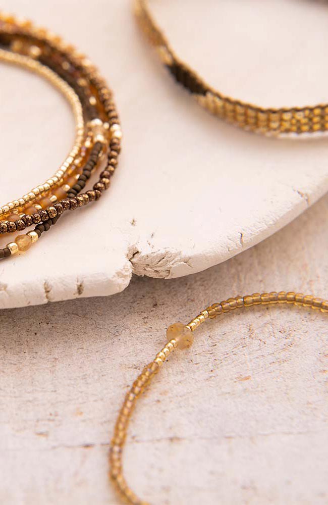 Knowing armband Citrine Gold from Sophie Stone