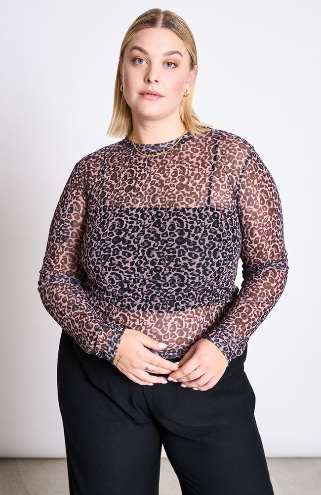 Dora mesh long sleeve leo from Sophie Stone