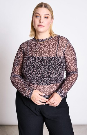 Dora mesh long sleeve leo from Sophie Stone