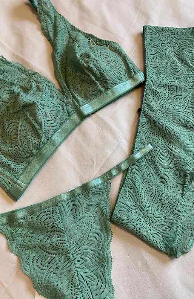 Luna High Apex Bra Mint from Sophie Stone