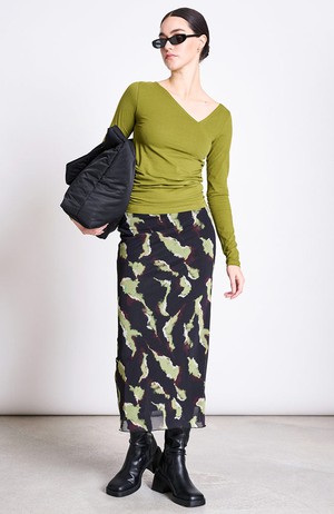 Casma top woody olive from Sophie Stone