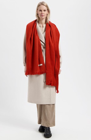 Sjaal brick red from Sophie Stone Sjaal brick red from Sophie Stone
