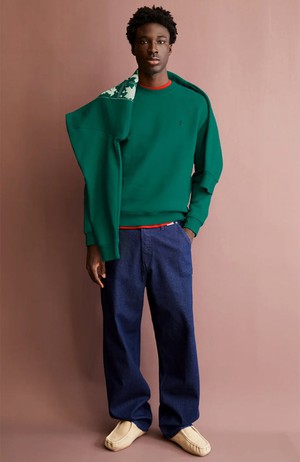 Baaro sweatshirt emerald green from Sophie Stone