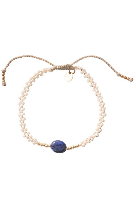 Emotion armband Lapis Lazuli Gold from Sophie Stone