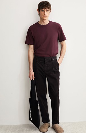 Maarkos t-shirt dark cranberry from Sophie Stone