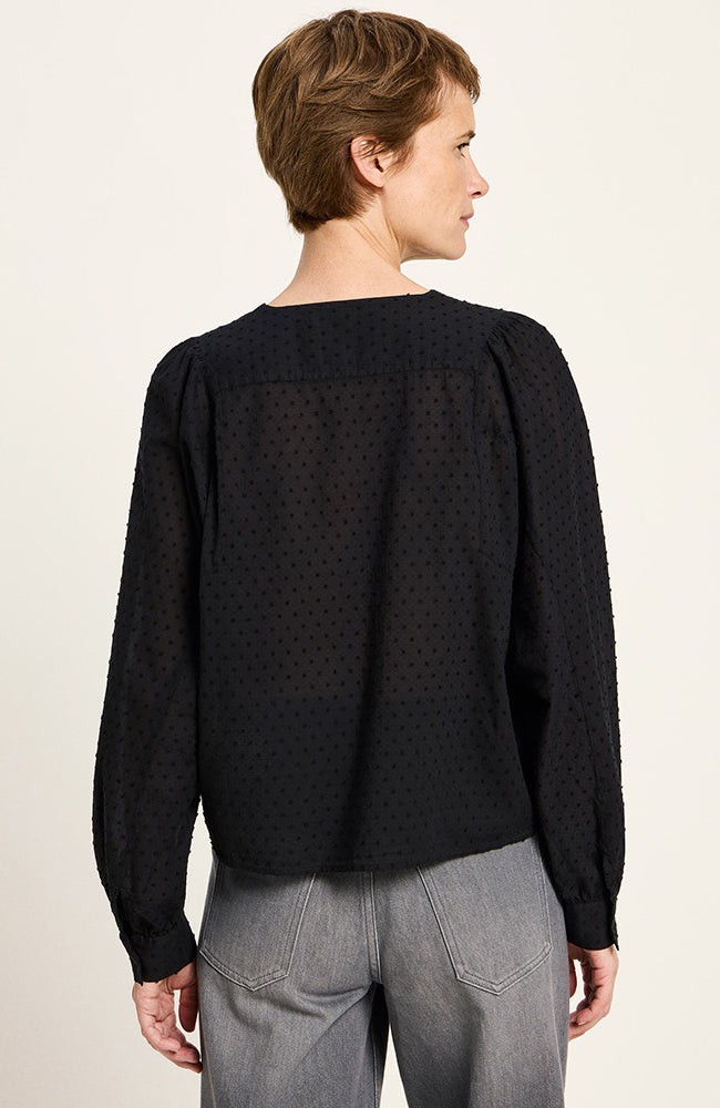 Blouse structuur zwart from Sophie Stone