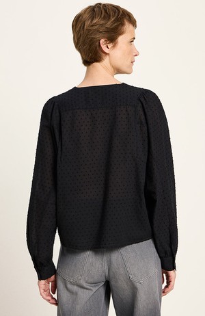 Blouse structuur zwart from Sophie Stone
