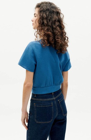 Celina blouse blue from Sophie Stone