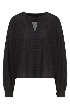 Blouse structuur zwart from Sophie Stone