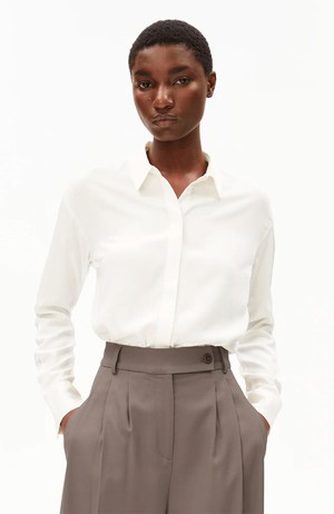 Larisaana longsleeve blouse wit from Sophie Stone