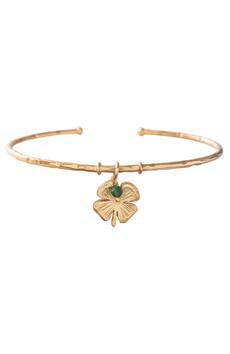 Memory armband Aventurine Gold via Sophie Stone