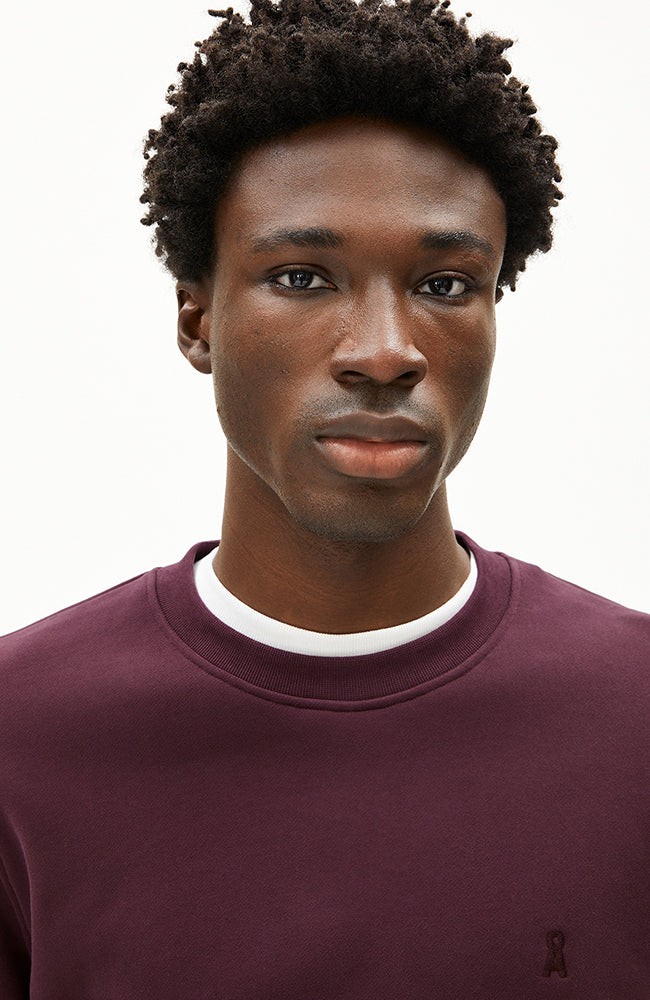 Baaro sweatshirt dark cranberry from Sophie Stone