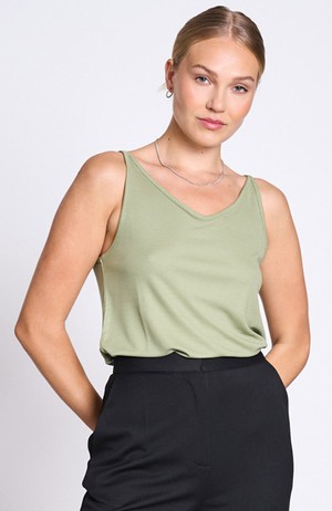 Triangle top pale olive from Sophie Stone Triangle top pale olive from Sophie Stone