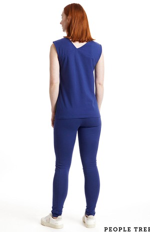 Yoga V-back vest blauw from Sophie Stone