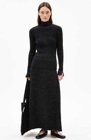 Hanaa tweed rok zwart from Sophie Stone