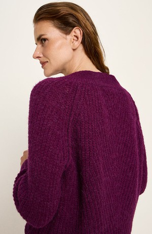 Gebreide trui bordeaux from Sophie Stone
