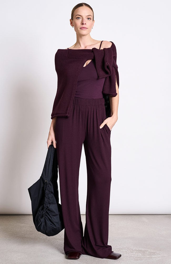 Smilla broek cherry from Sophie Stone