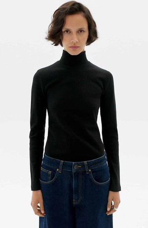 Aine hemp top zwart from Sophie Stone