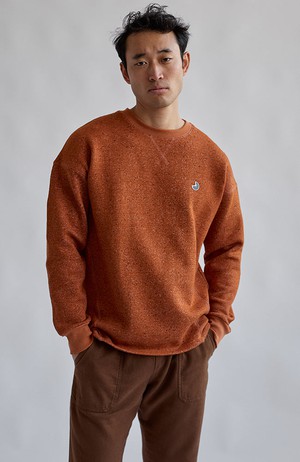 Dundrum trui umber orange from Sophie Stone