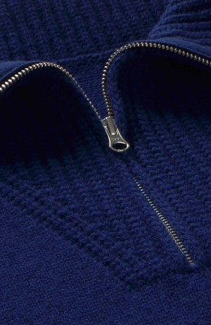 Indigo tanit knitted sweater from Sophie Stone
