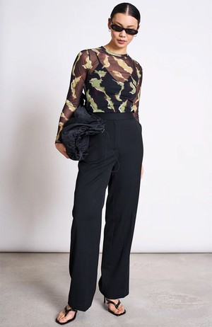 Dora mesh long sleeve mossfire from Sophie Stone