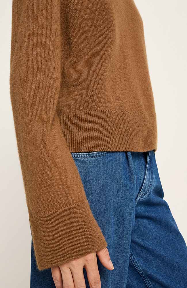 Cropped bruine trui from Sophie Stone