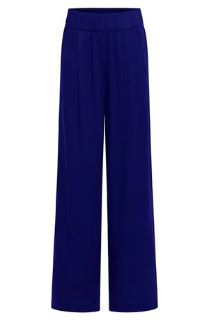 Tencel wide leg broek blauw from Sophie Stone