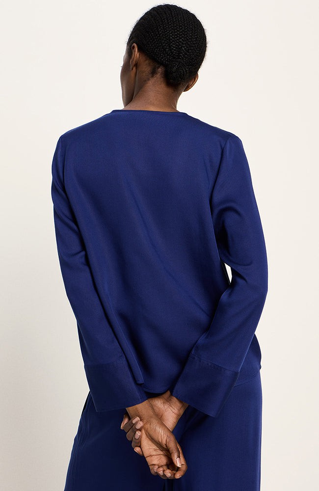 Tencel blouse purple blue from Sophie Stone