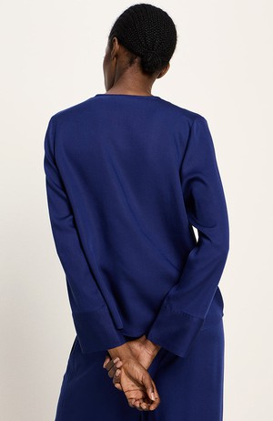 Tencel blouse purple blue from Sophie Stone