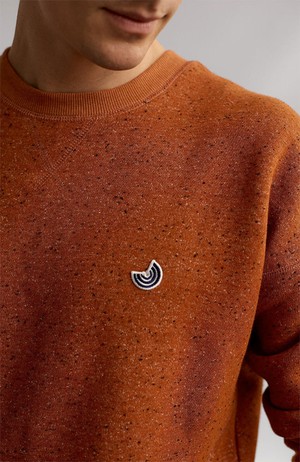 Dundrum trui umber orange from Sophie Stone