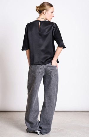 Silky Namora shirt zwart from Sophie Stone