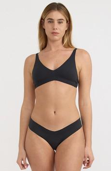 Bare plunge bralette zwart via Sophie Stone