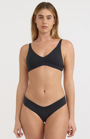 Bare plunge bralette zwart from Sophie Stone