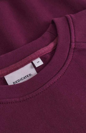 Ystad base sweater fig red from Sophie Stone