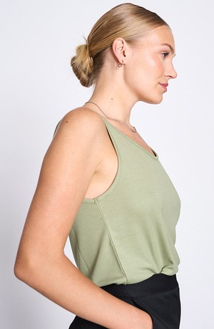Triangle top pale olive from Sophie Stone