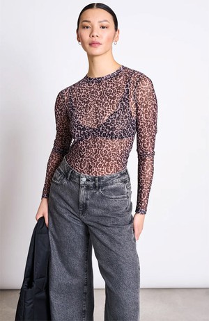 Dora mesh long sleeve leo from Sophie Stone