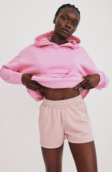 Lounge shorts roze via Sophie Stone