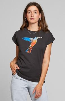 Visby painted hummingbird shirt via Sophie Stone