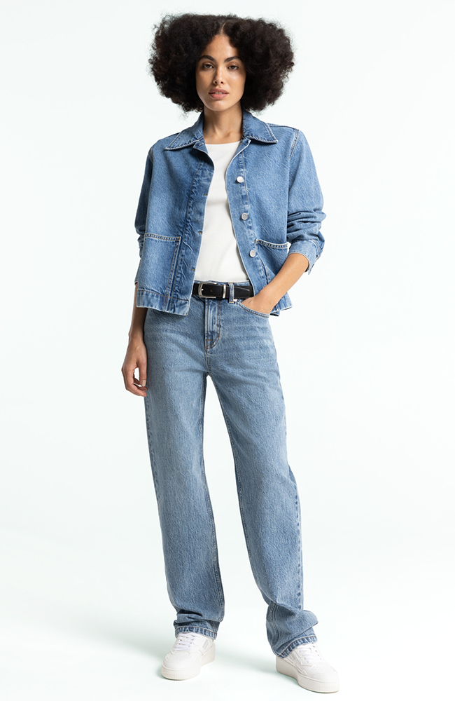 Ota spijkerjasje cindy mid worn from Sophie Stone