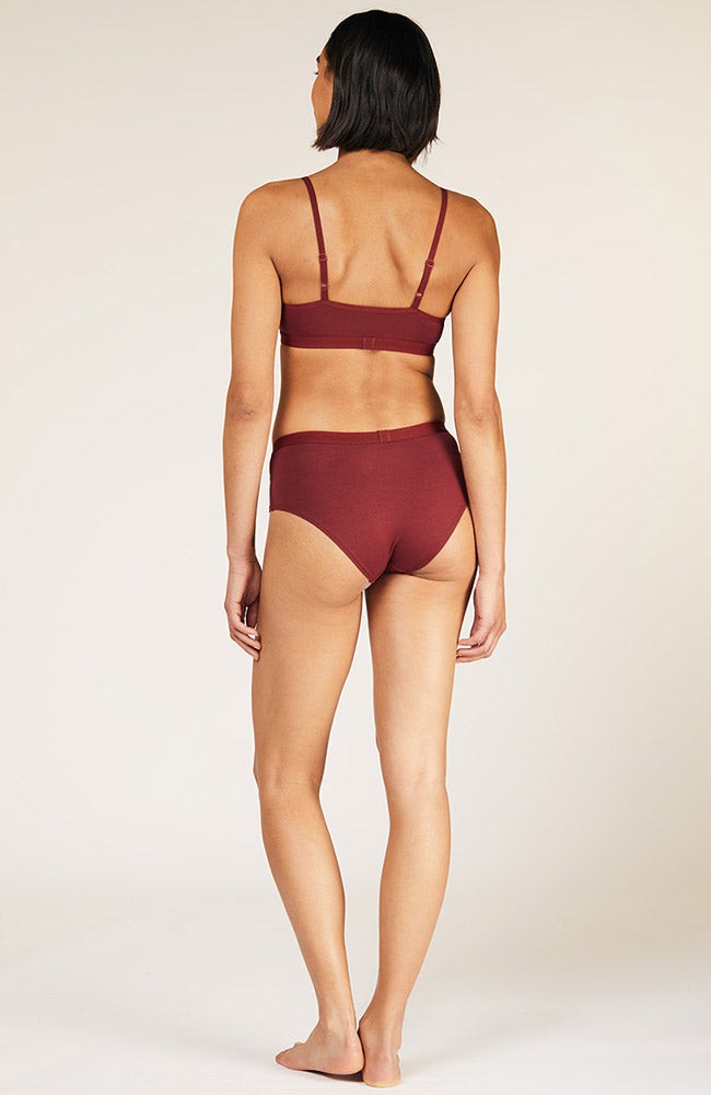 Soft Bra Burgundy from Sophie Stone