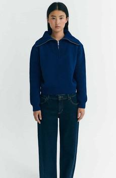 Indigo tanit knitted sweater via Sophie Stone