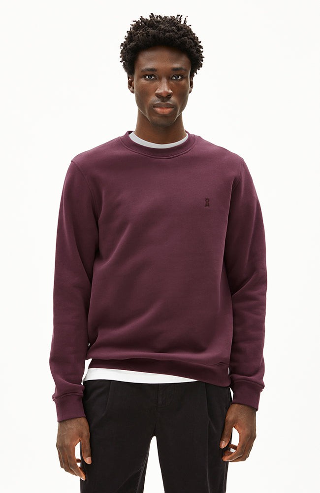 Baaro sweatshirt dark cranberry from Sophie Stone